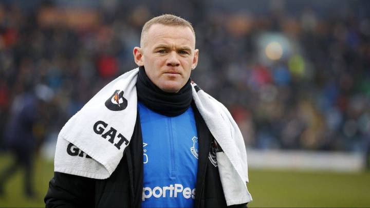 Wayne Rooney while playing with English team Everton of the Premier League