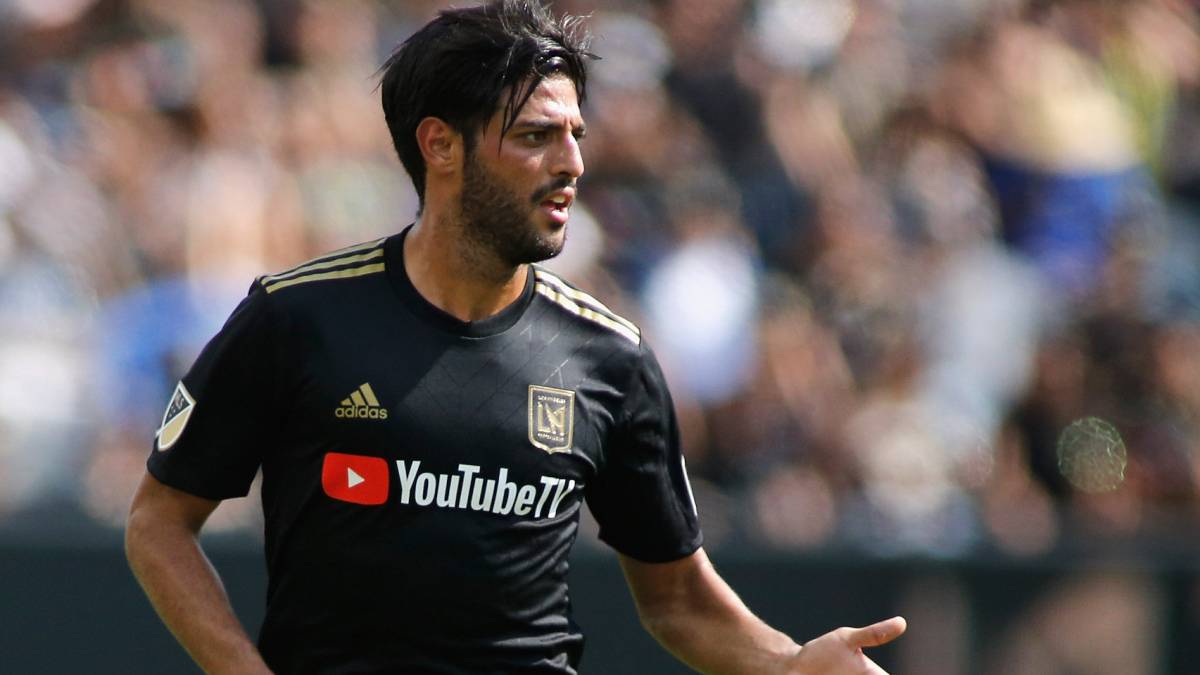Carlos Vela jugando con LAFC