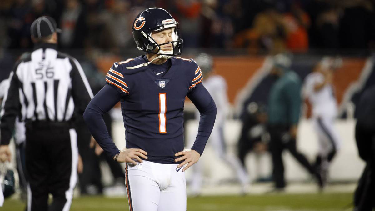 Cody Parkey en juego de postemporada de Chicago