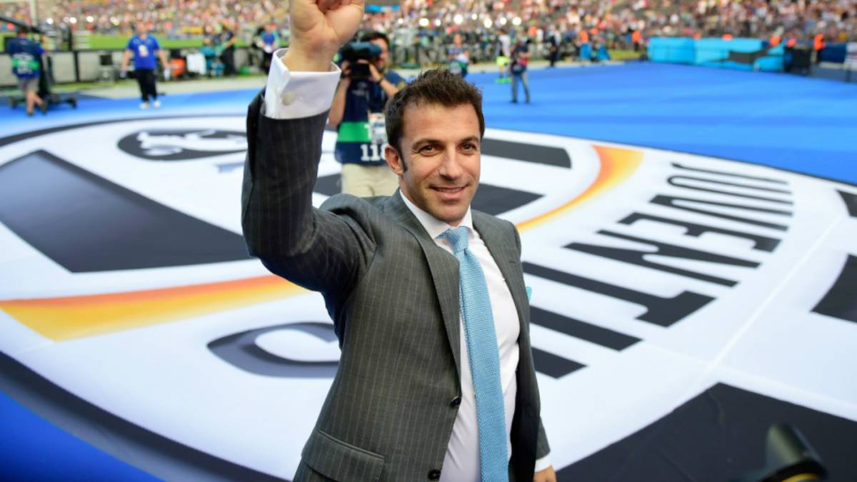 Alessandro del Piero while an event with Juventus