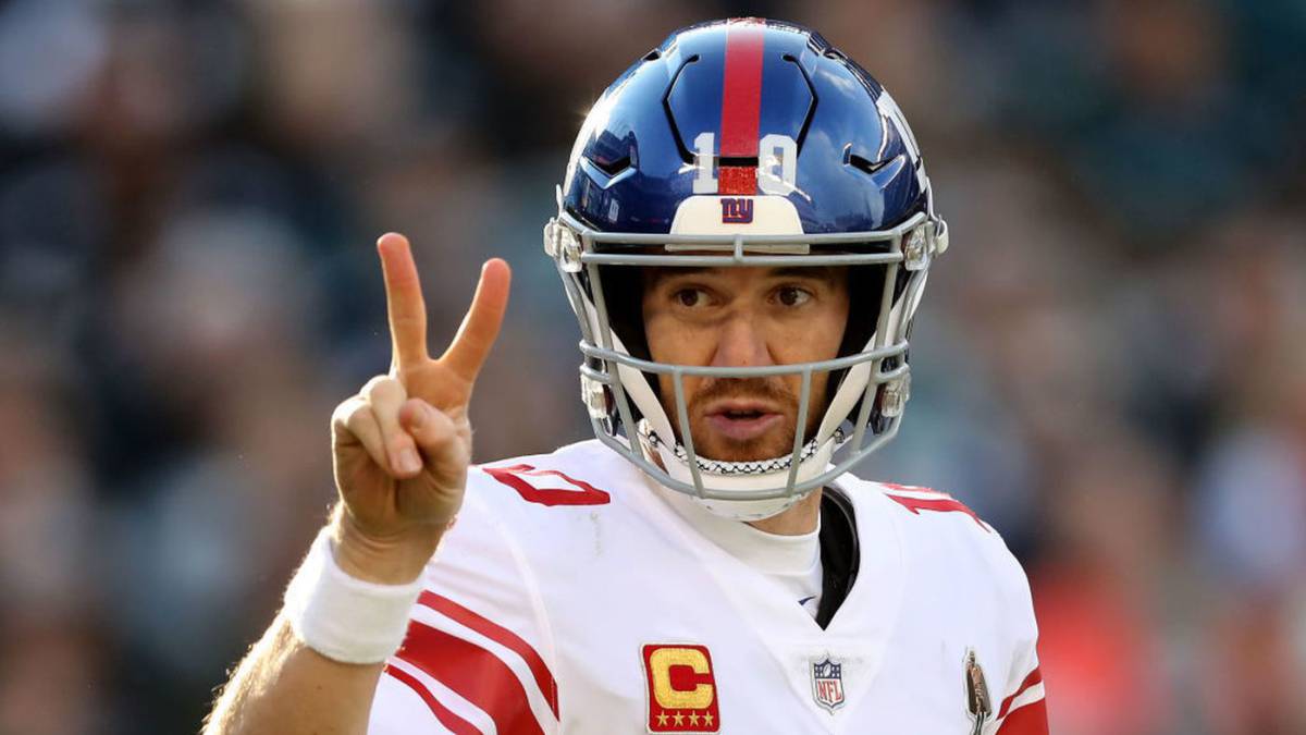 Eli Manning en partido de los Giants