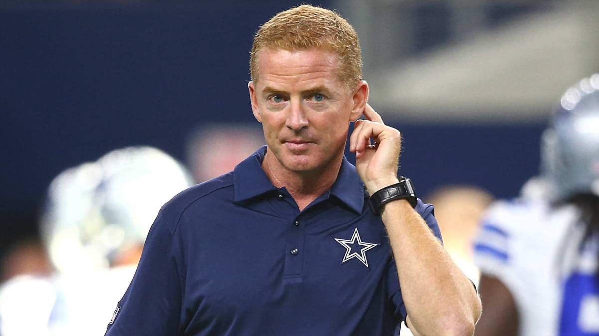 Jason Garrett en partido de Dallas