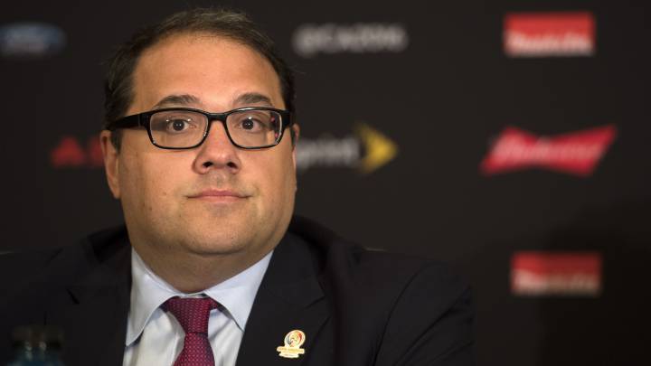 Victor Montagliani during American Cup USA 2016 Press Conference The Westin New York at Times Square