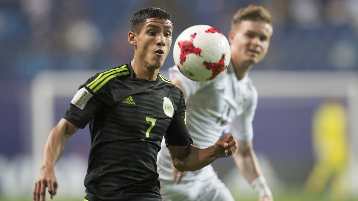 Uriel Antuna action photo during the match Mexico vs Germany, Correspondent to Group B of the FIFA U-20 World Cup Korea Republic 2017,