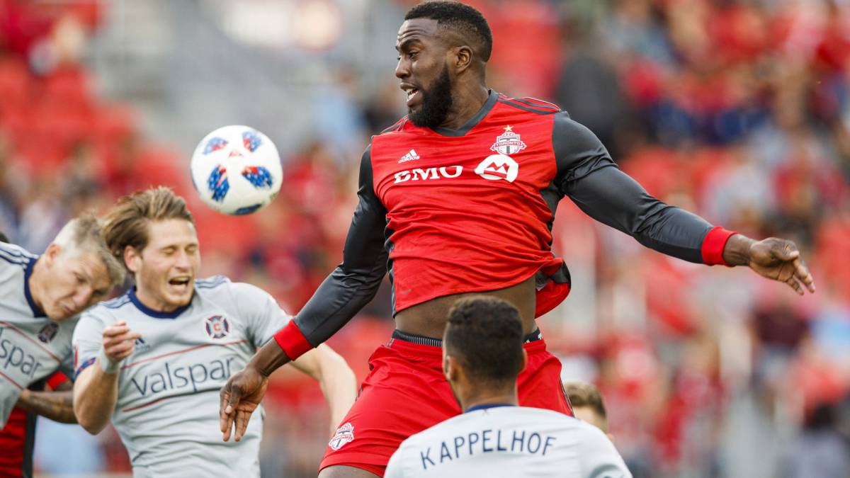 Altidore en un partido con Toronto FC ante Chicago Fire