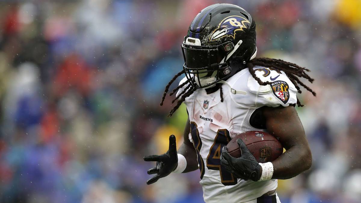 Alex Collins con los Ravens