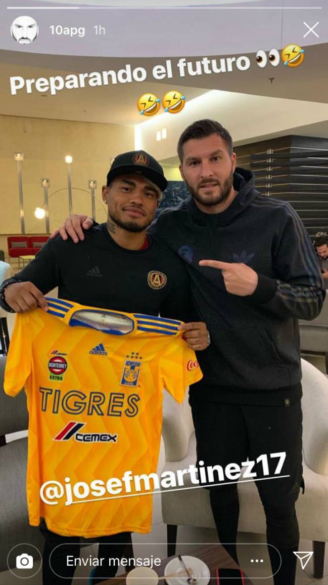 André-Pierre Gignac and Josef Martínez suggest that the MLS scorer could be a UANL player in the future.