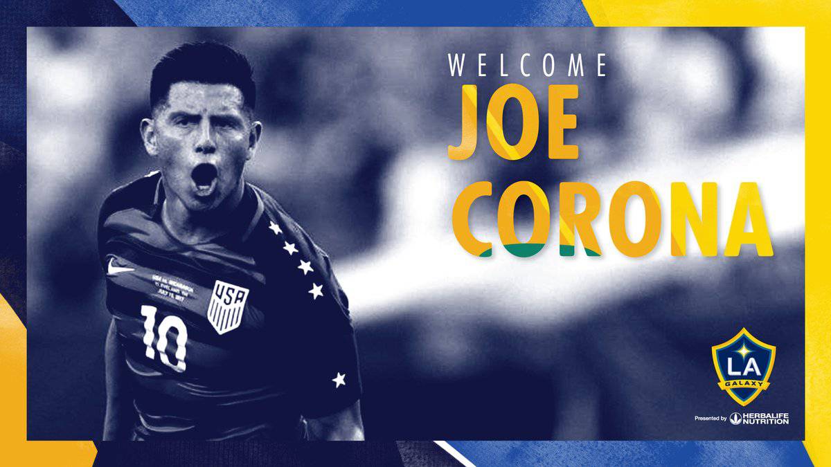 Joe Corona es nuevo jugador de LA Galaxy