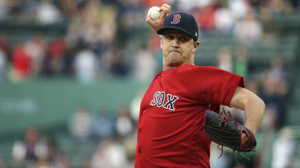 Steven Wright con los Red Sox