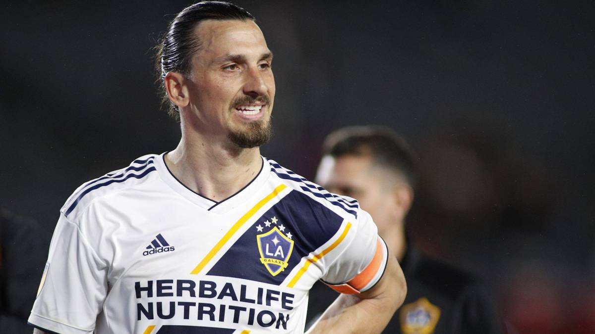 Zlatan en partido de LA Galaxy