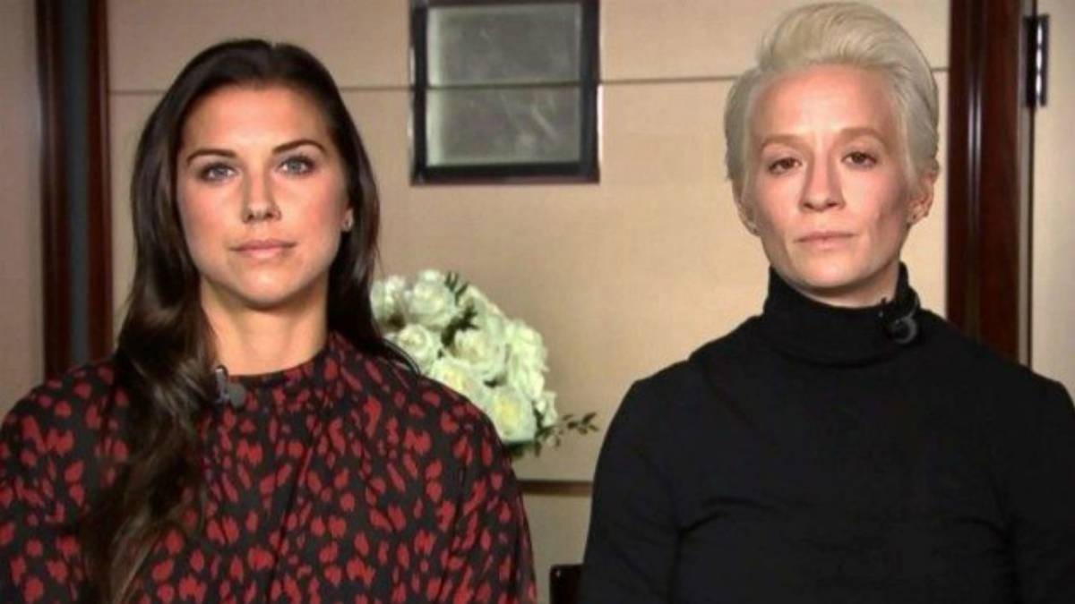 Alex Morga y Megan Rapinoe