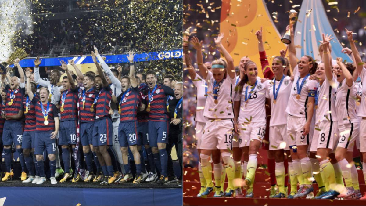 Jugadoras y jugadores de la selección de Estados Unidos