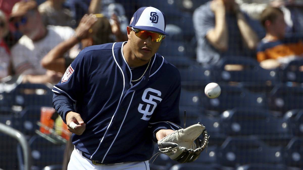 Manny Machado en spring training de los Padres