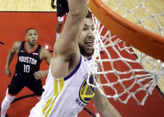 Warriors sufren al final pero vencen a Rockets a domicilio