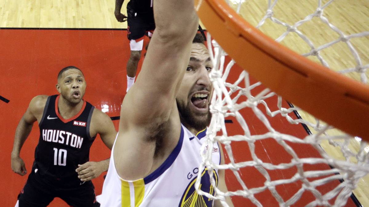 Klay Thompson y Eric Gordon
