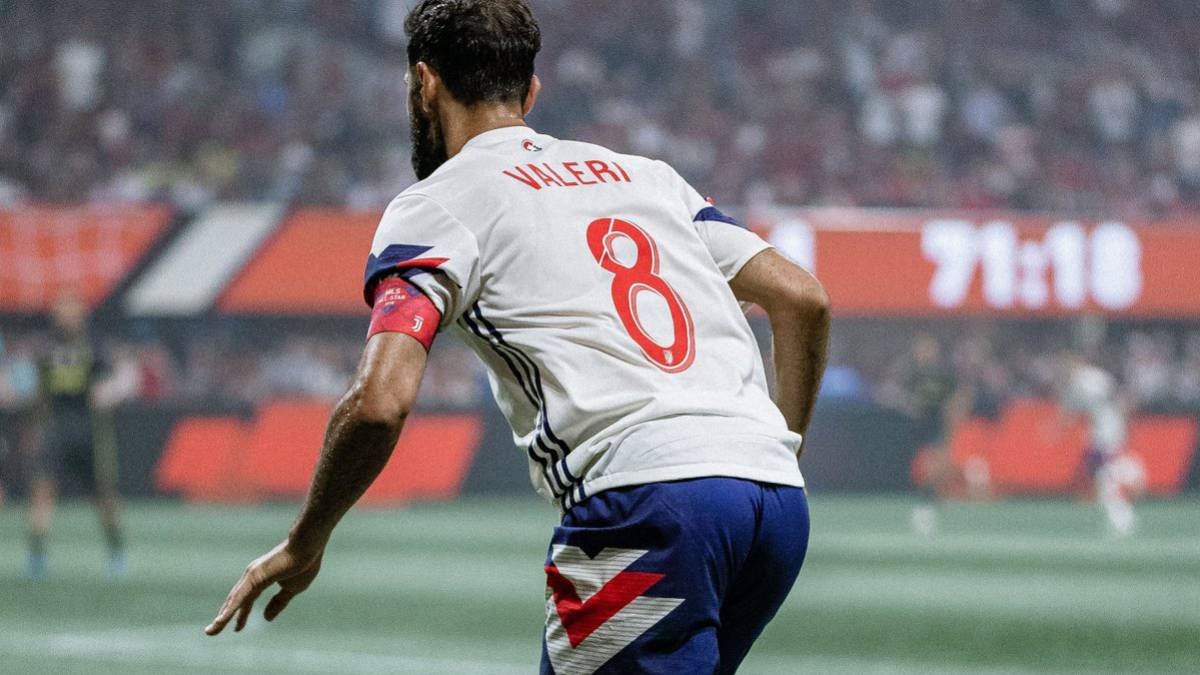 Diego Váleri en el juego de las estrellas de la MLS