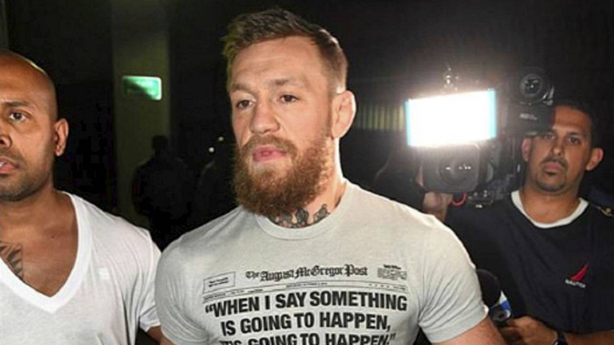 Conor McGregor tras su arresto