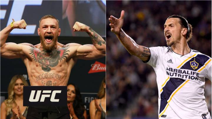 El peleador de la UFC, considera que el delantero de LA Galaxy quiere ser como él, pero en el fútbol. Aprovechó para desearle suerte con eso.