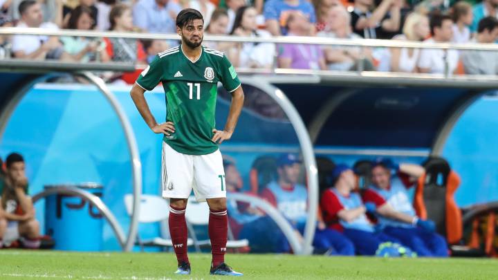 Carlos Vela during the game against Sweden during the Russia 2018 World Cup