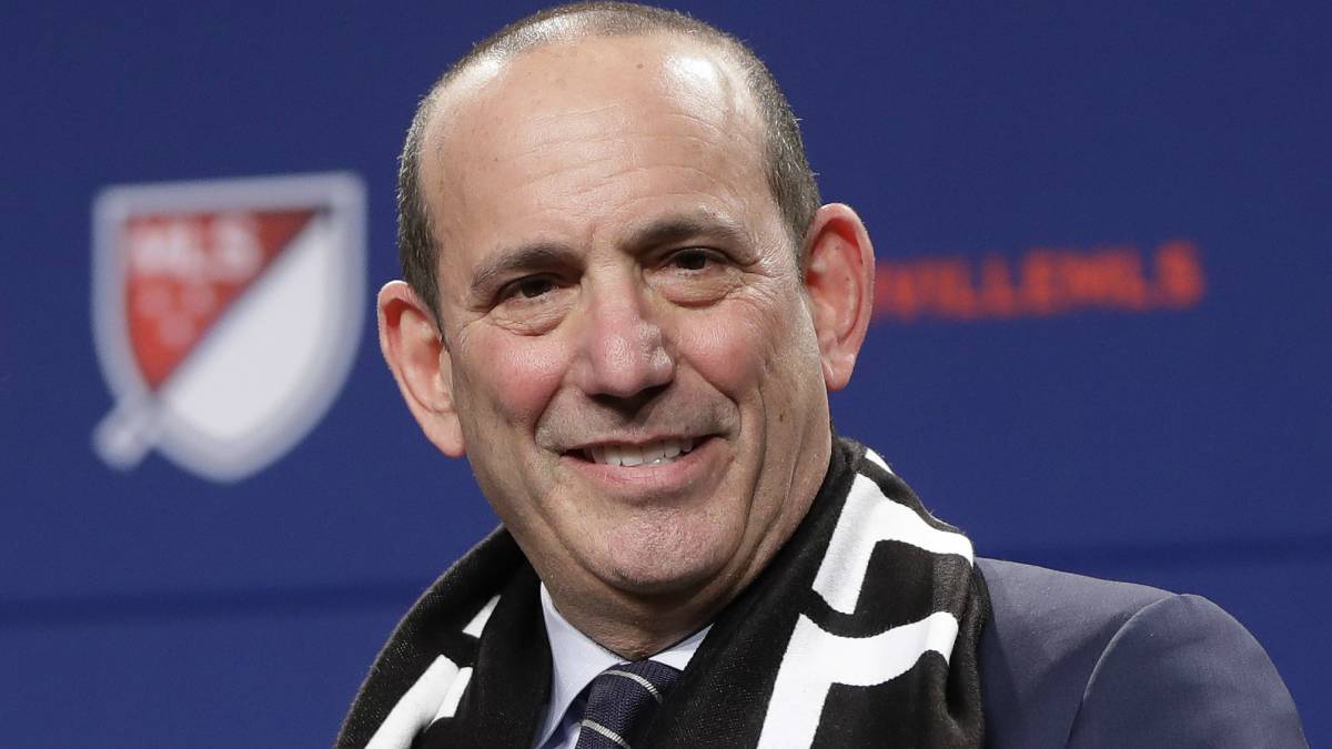 MLS commisioner Don Garber during a league's pannel