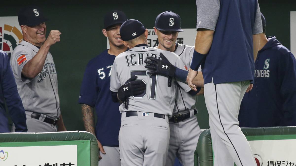 Ichiro Suzuki en partido de Mariners en Tokio