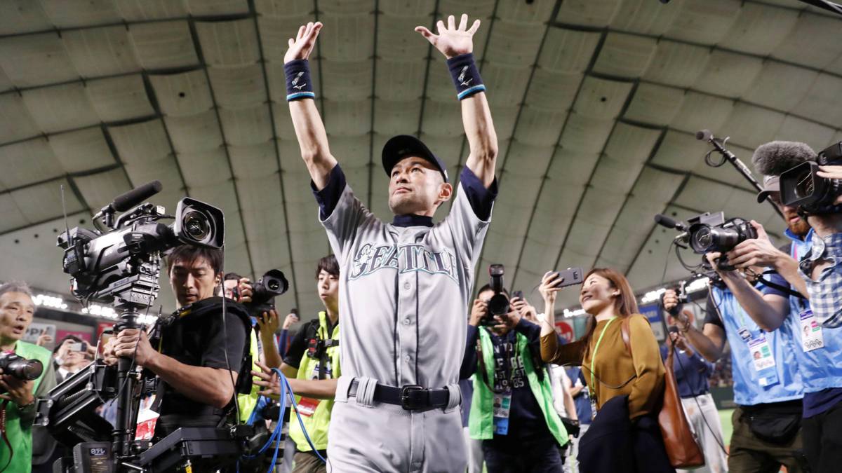 Ichiro Suzuki tras partido de Mariners en Tokio