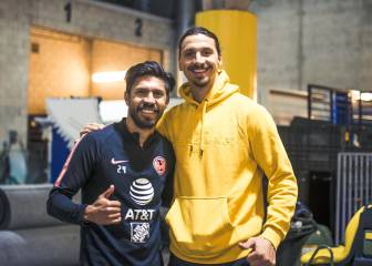 América visita a LA Galaxy y todos le piden fotos a Zlatan