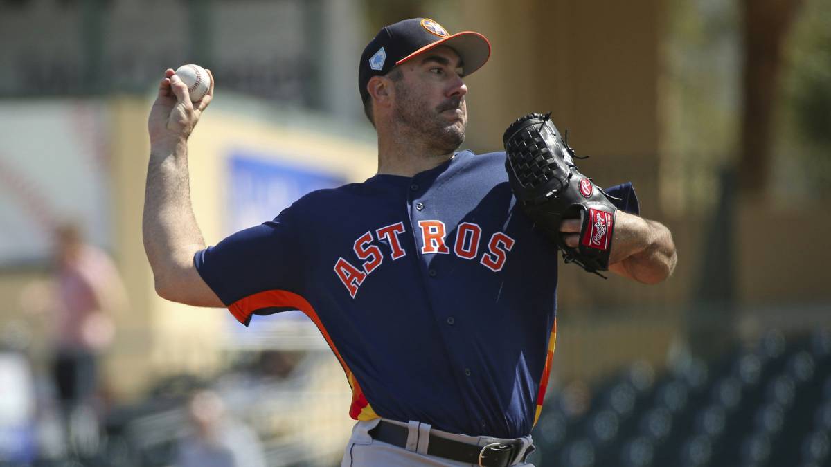 Justin Verlander con los Astros