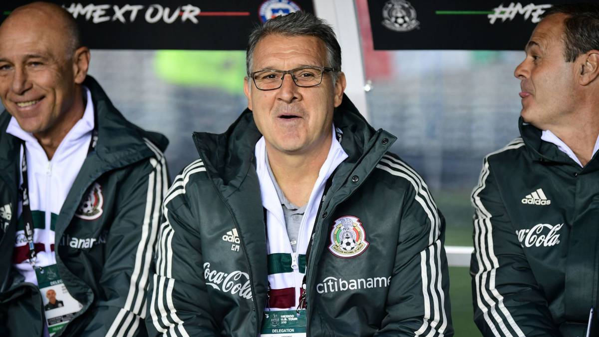 Gerardo Martino en partido de México
