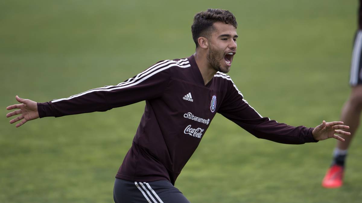 Diego Reyes during practice with the Mexican National Team at Chula Vista California