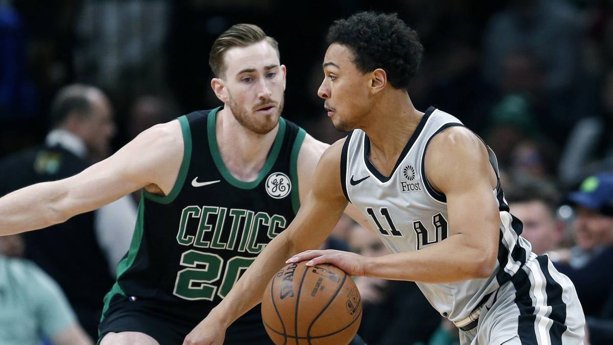 Partido entre Celtics y Spurs