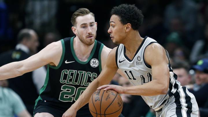 Partido entre Celtics y Spurs