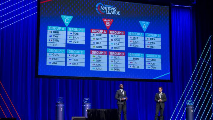 Listos los grupos de la Liga de Naciones de Concacaf