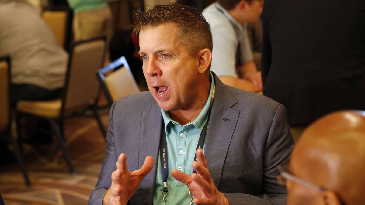 Sean Payton en la Reunión Anual de la NFL