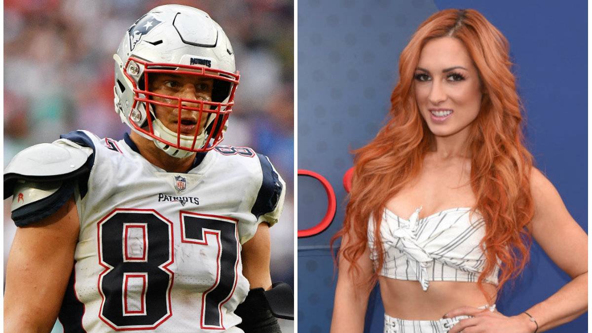 Becky Lynch no quiere a Rob Gronkowski en la WWE
