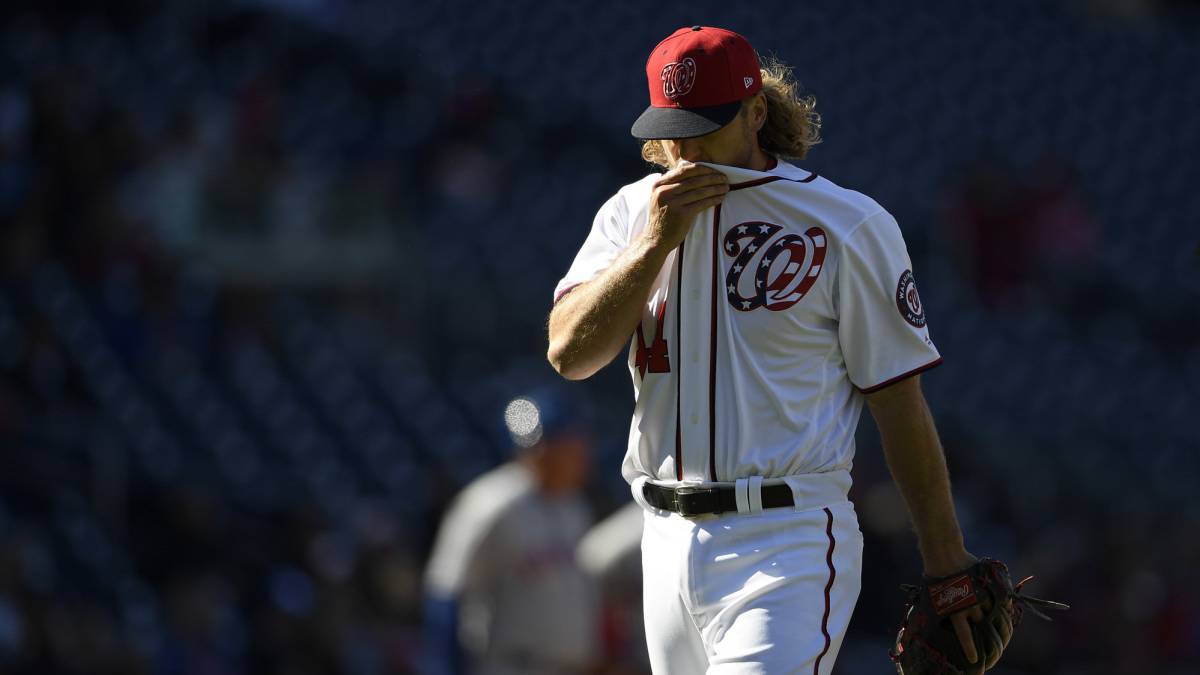 Trevor Rosenthal con los Nats
