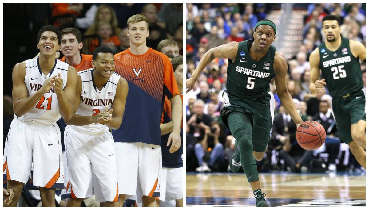 Virginia y Michigan State, favoritos para la Final