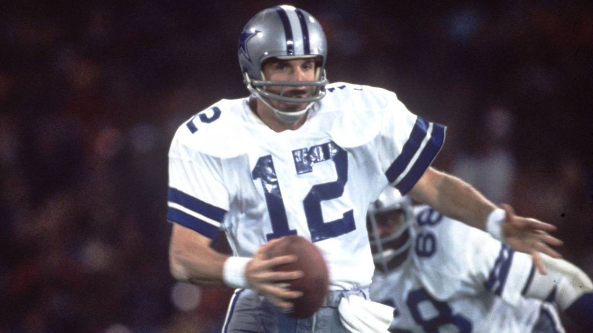 Roger Staubach en partido de los Cowboys