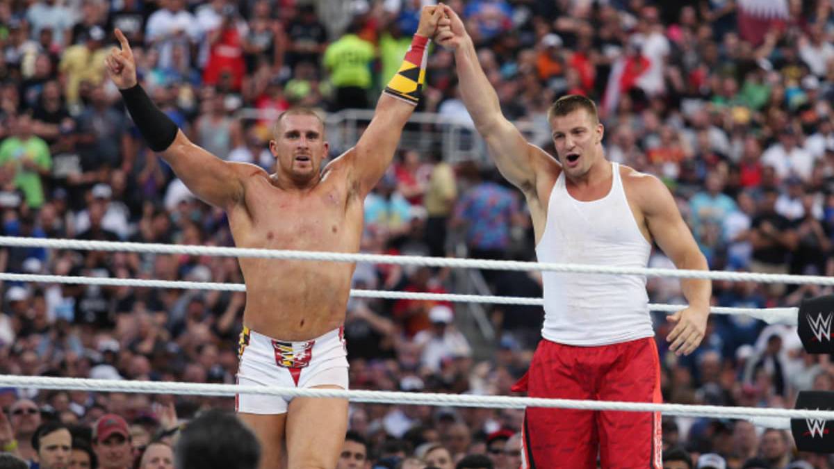 Rob Gronkowski en WrestleMania