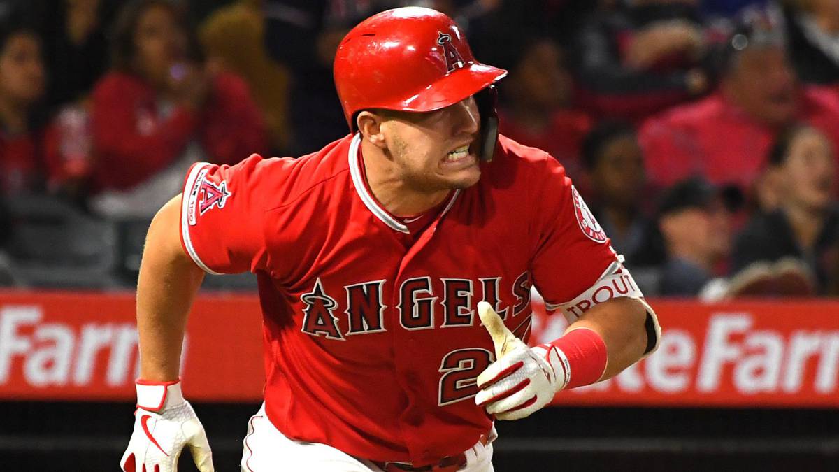 Mike Trout con los Angels