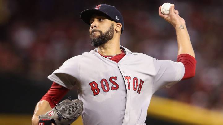 David Price en partido de Red Sox