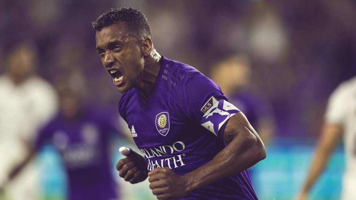 Nani, the Portuguese showcasing his temper with Orlando City of the MLS