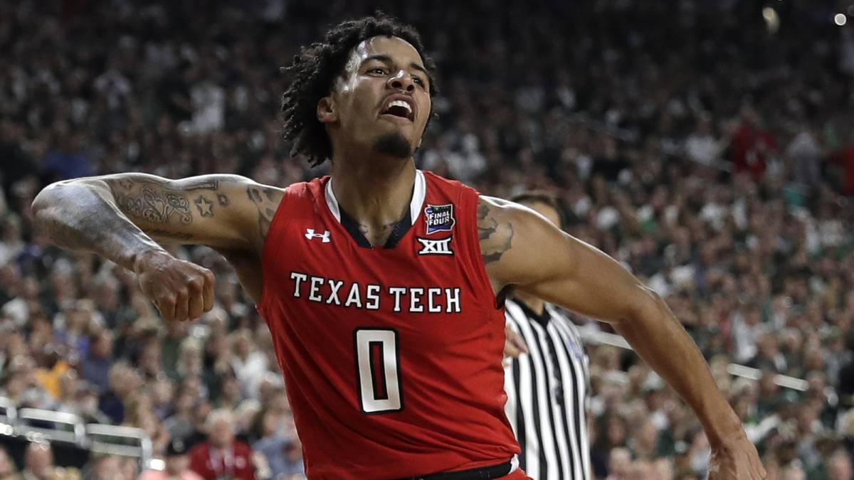 Kyler Edwards, de Texas Tech, en Final Four
