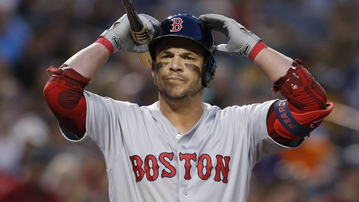 Steve Pearce con los Red Sox
