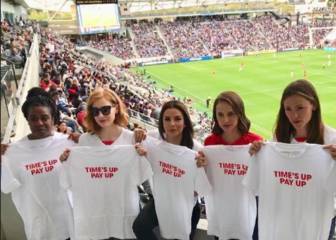 Invitadas de lujo piden igualdad en juego de USWNT