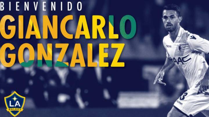 Giancarlo González es nuevo jugador de LA Galaxy