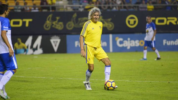 Jorge 'Mágico' González con Cádiz