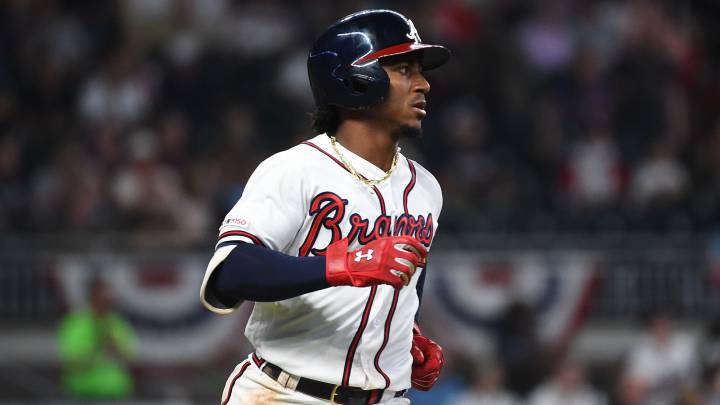 Ozzie Albies en partido de los Braves
