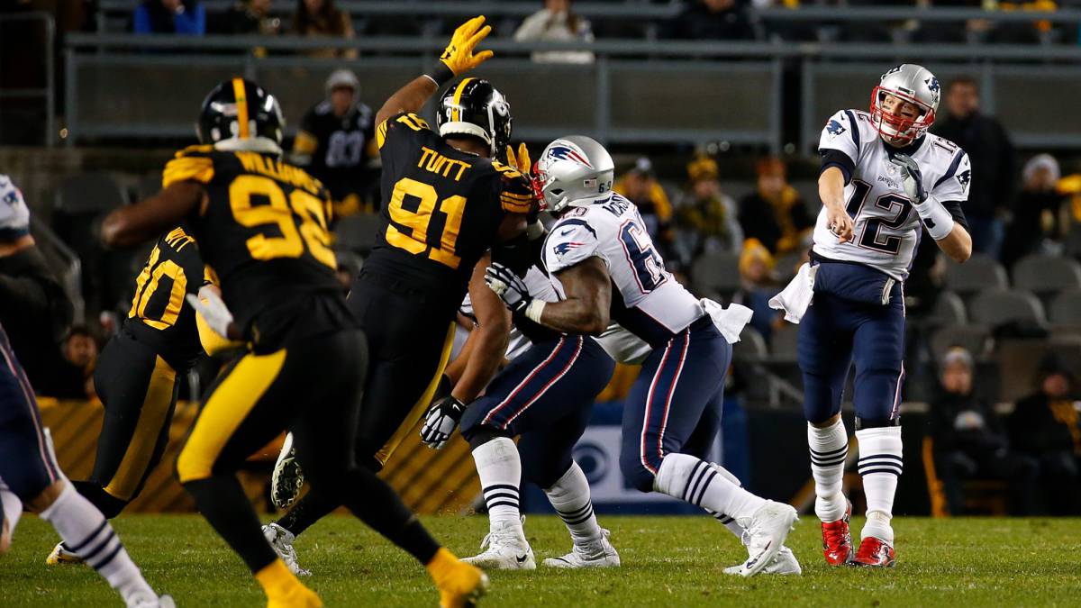 Partido entre Patriots y Steelers en 2018