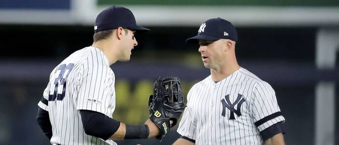 Mike Tauchman y Brett Gardner